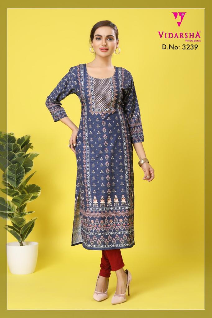 Women's Cotton Printed Kurti 3239