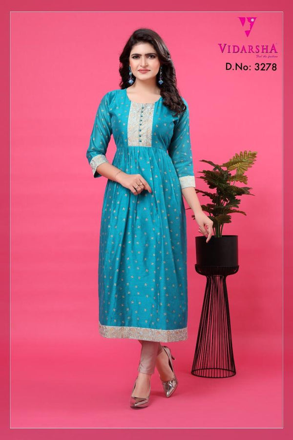 Women's Printed Kurti 3278